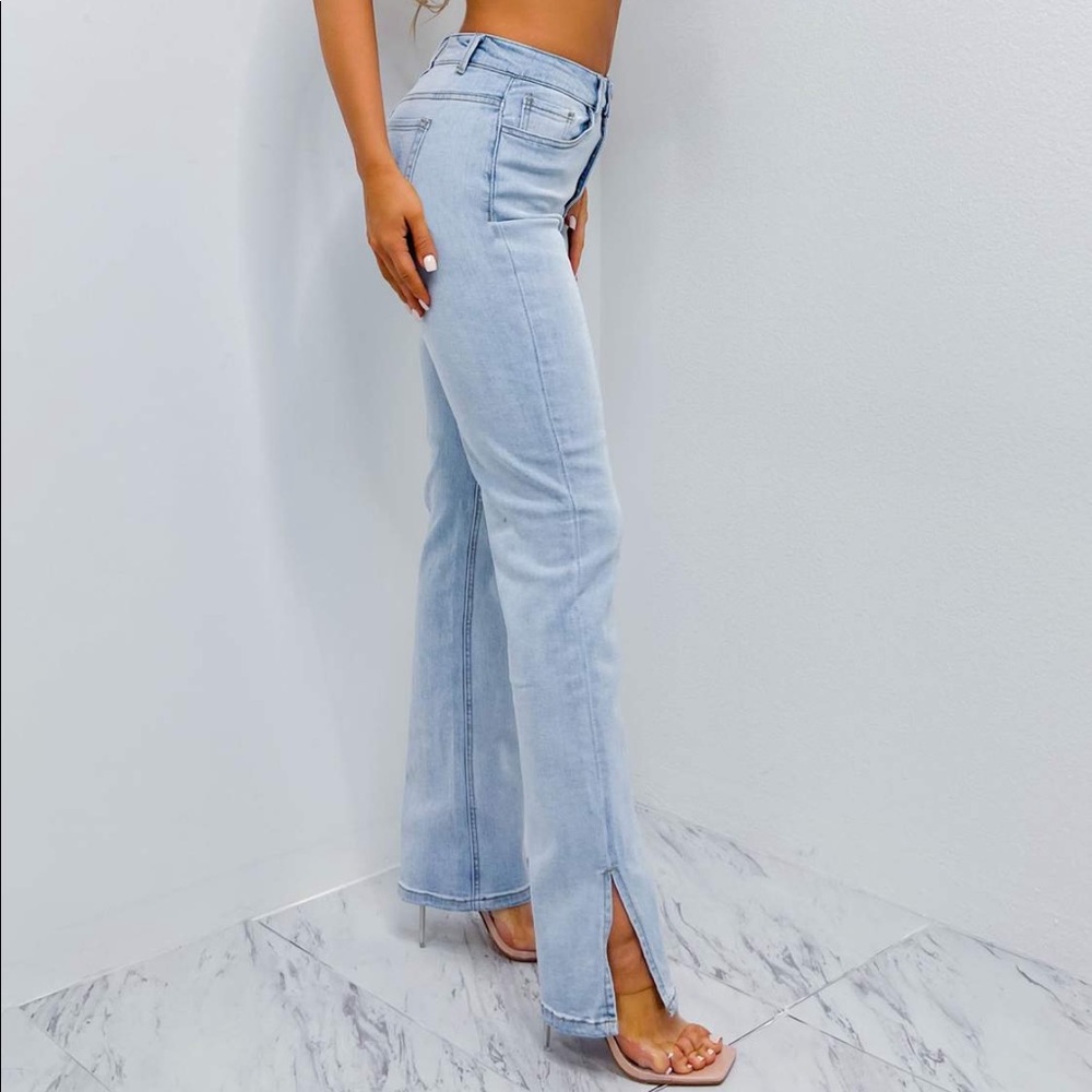 Split Hem Jeans